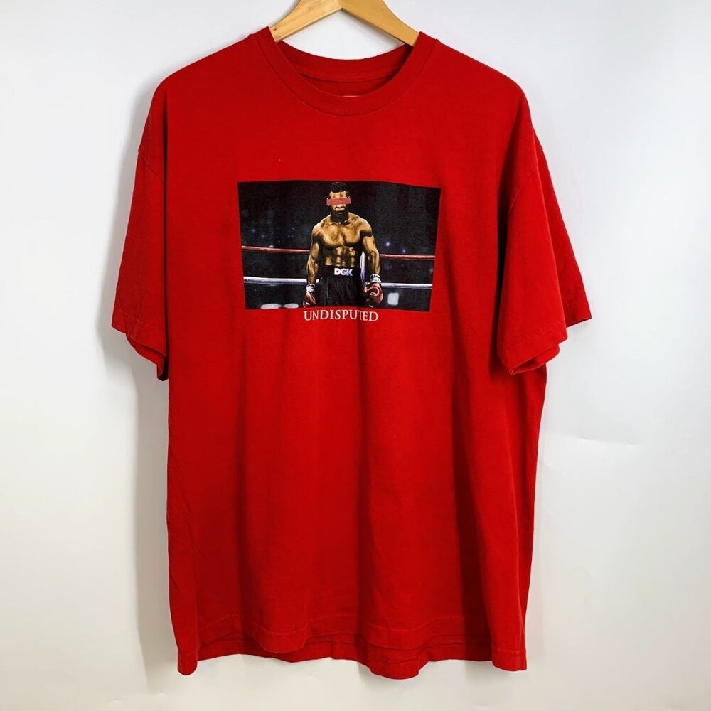 DGK Men's Undisputed Mike Tyson Pop Art Crew Neck Short‎ Sleeve T-shirt Size XL